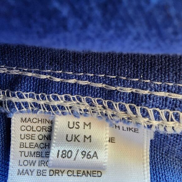 Urban Outfitters Denim Jacket Mens Size Medium Blue No Worries Button Up - Picture 9 of 10